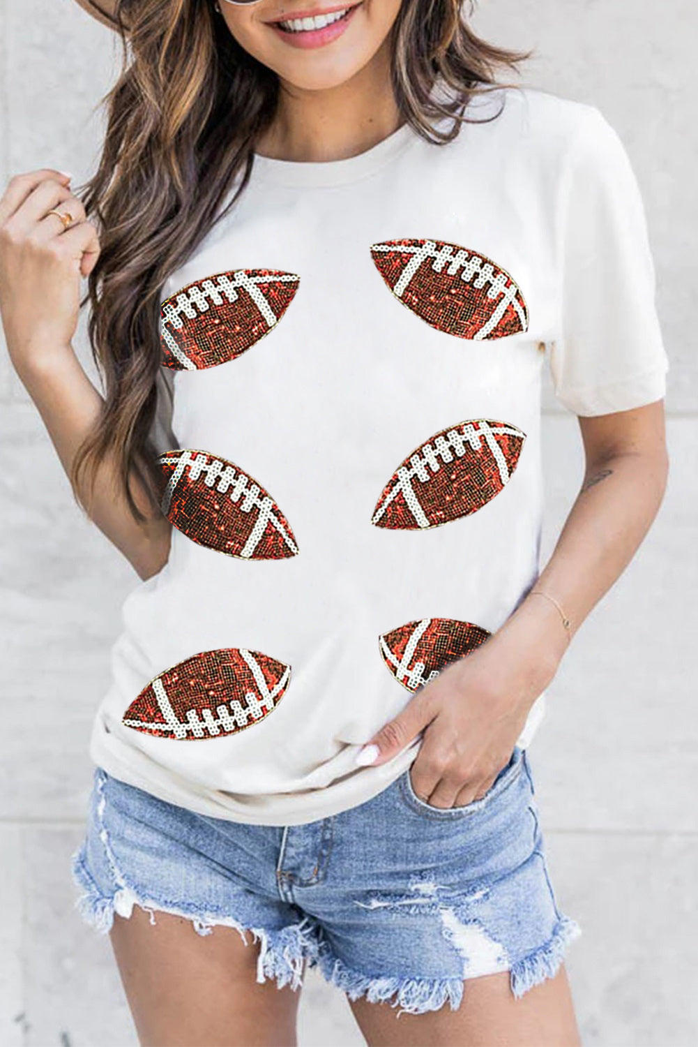 トップス MEDI DRAWING UNEVEN TEE MWL Breeze Crewneck Boxy Tee in Stripe | Madewell